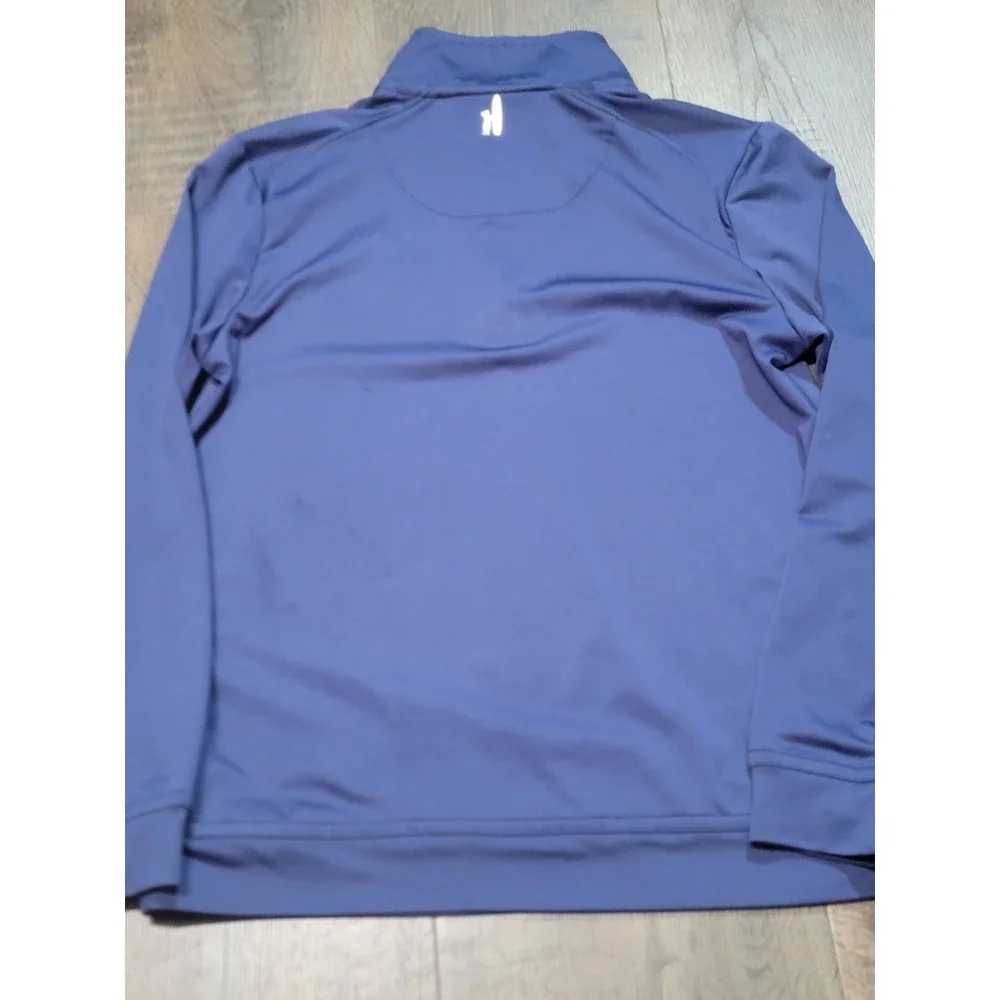Johnnie-O Boys Prep-Formance Quarter Zip Pullover Blue Striped Size 8 JBK01690
